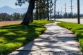 Walking path on Redlands Boulevard